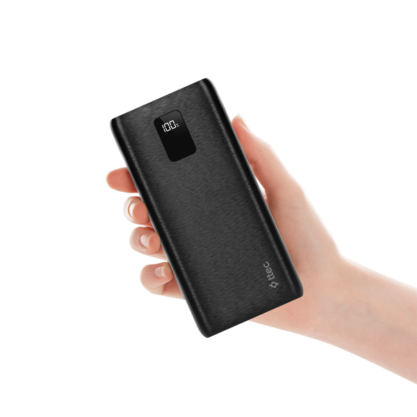 ttec PowerSlim Trio LCD 10.000mAh PD 22,5W Dahili Kablolu Taşınabilir Şarj Aleti / Powerbank