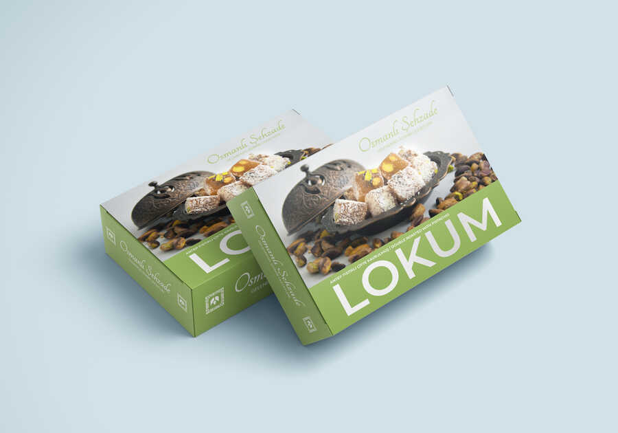 Antep Fıstıklı Çifte Kavrulmuş Lokum 500gr.