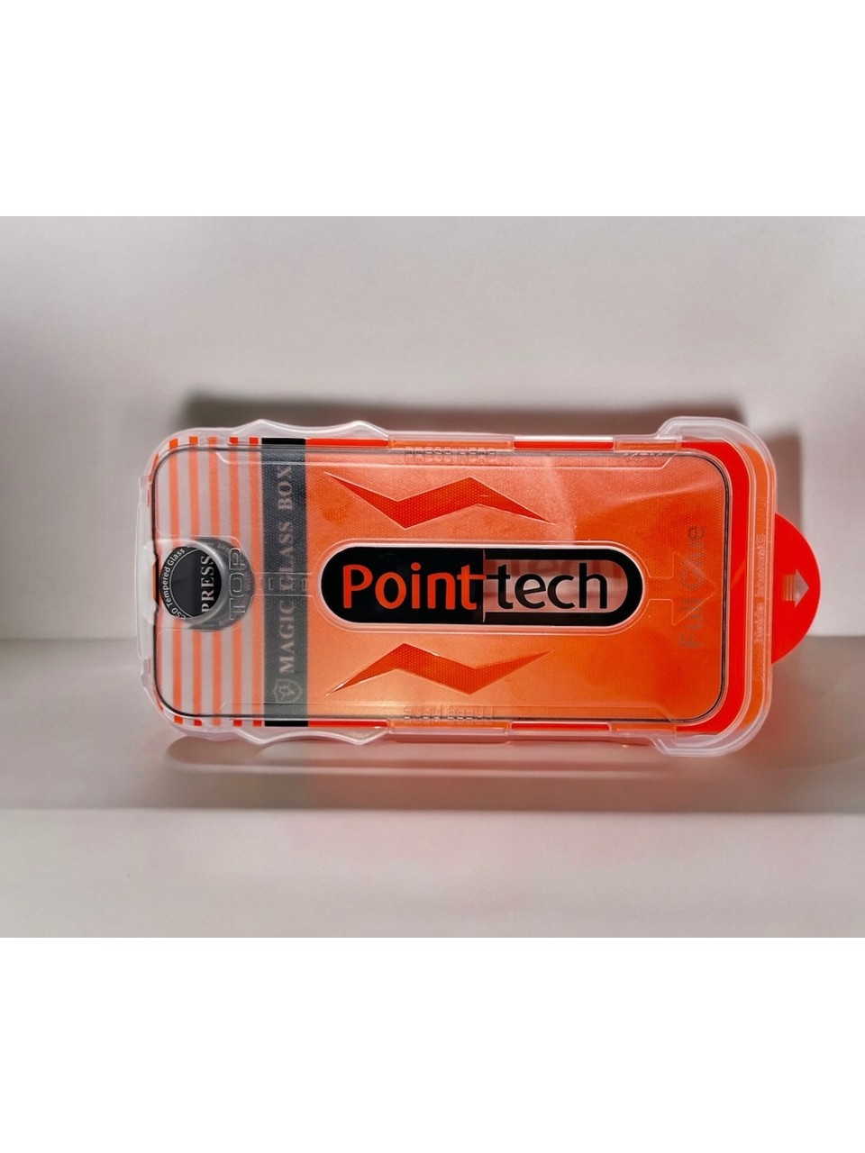 Pointtech Apple iPhone 14Pro Max Ekran Koruyucu Kurma Aparatlı 9h Temperli Kırılmaz Cam