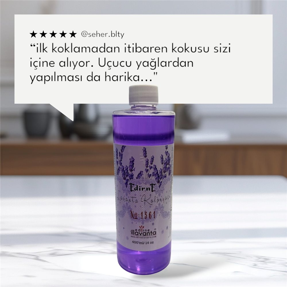 Edirne Kokusu - Kolonya - 400 Ml